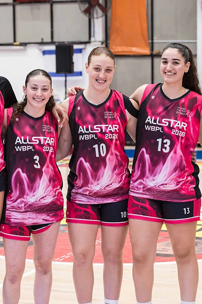 ביגוד HBR Sports בשטח | מנהלת הליגה נשים - ביגוד משחק האולסטאר לנשים, 2026