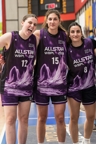 ביגוד HBR Sports בשטח | מנהלת הליגה נשים - ביגוד משחק האולסטאר לנשים, 2026