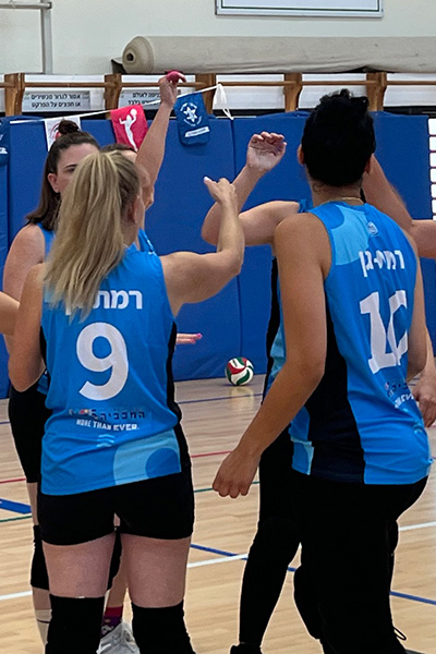 ביגוד HBR Sports בשטח | איגוד הכדורשת הישראלי - ביגוד כדורשת למשחקי המכביה