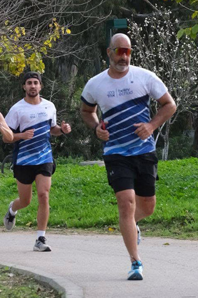 ביגוד HBR Sports בשטח | בלב אחד - ביגוד לנבחרות הריצה והטריאתלון של עמותת בלב אחד