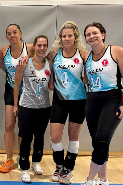 ביגוד HBR Sports בשטח | All In - ביגוד קבוצת הכדורשת All In