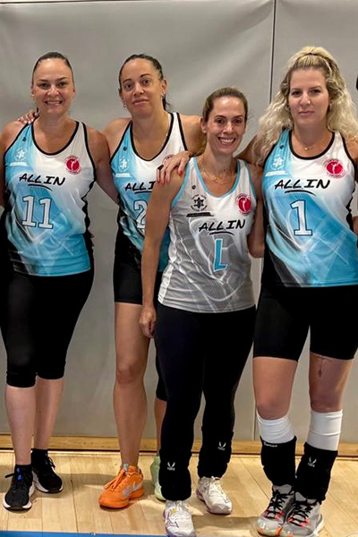 ביגוד HBR Sports בשטח | All In - ביגוד קבוצת הכדורשת All In