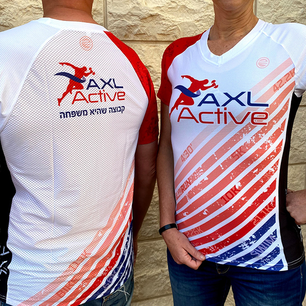 חולצות ריצה AXL Active | AXL Active - ביגוד ממותג קסטום AXL Active