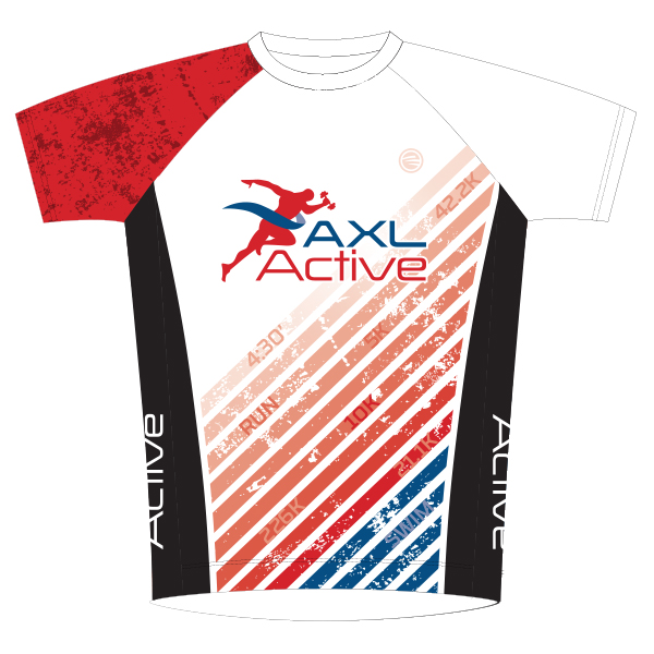 עיצוב חולצת ריצה לגברים | AXL Active - ביגוד ממותג קסטום AXL Active