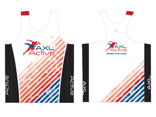 עיצוב גופיית ריצה נשים | AXL Active - ביגוד ממותג קסטום AXL Active