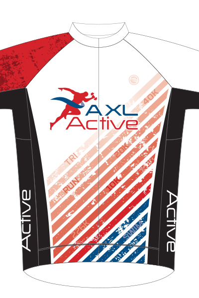 עיצוב חזית חולצת רכיבה | AXL Active - ביגוד ממותג קסטום AXL Active
