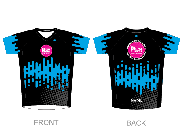עיצוב חולצת ריצה לאשה | BGym - ביגוד משלחת למרתון ברטיסלבה 2023