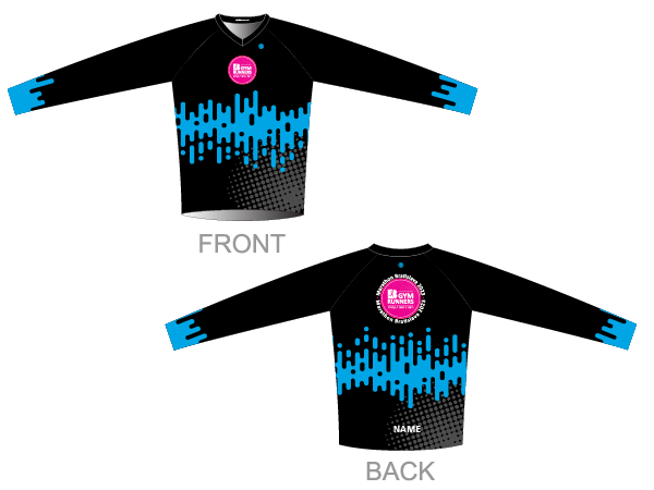 עיצוב גזרת נשים לחולצה ארוכה | BGym - ביגוד משלחת למרתון ברטיסלבה 2023