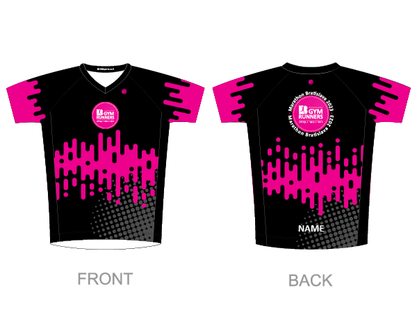עיצוב חולצה בגזרת נשים | BGym - ביגוד משלחת למרתון ברטיסלבה 2023