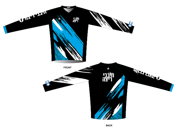 עיצוב חולצת ריצה לנשים שרוול ארוך | חובבי ריצה - ביגוד ריצה קאסטום ל׳חובבי ריצה׳. דגם Stripes