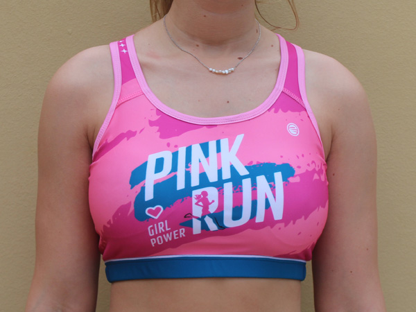 טופ/גוזיה במיתוג הקבוצה | Pink Run - ביגוד ריצה לקבוצת הנשים Pink Run