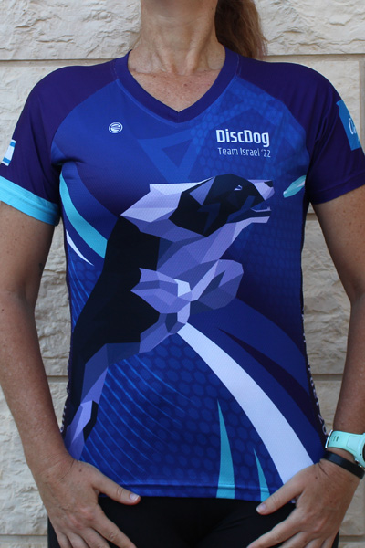חולצת נשים | הדריבק - ביגוד נבחרת ישראל DiscDog 2022