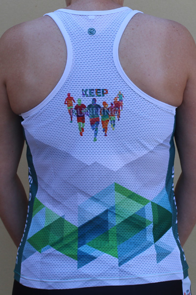 גב גופיית נשים | Keep Running - ביגוד בעיצוב אישי קבוצת Keep Running