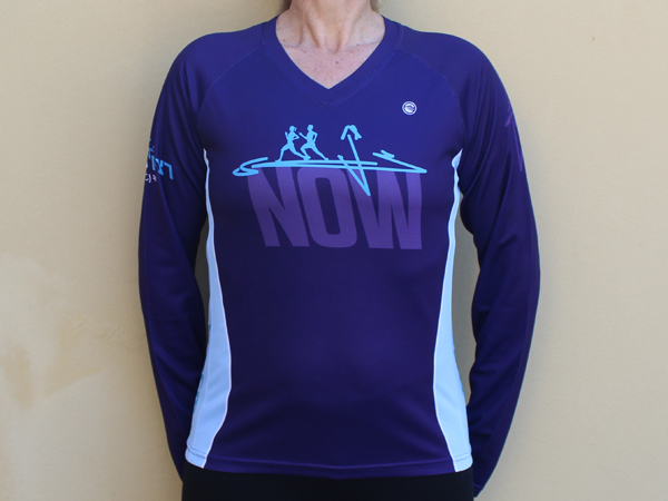 חולצת נשים ארוכה | Running Now - ביגוד קסטום לקבוצת הריצה Running Now