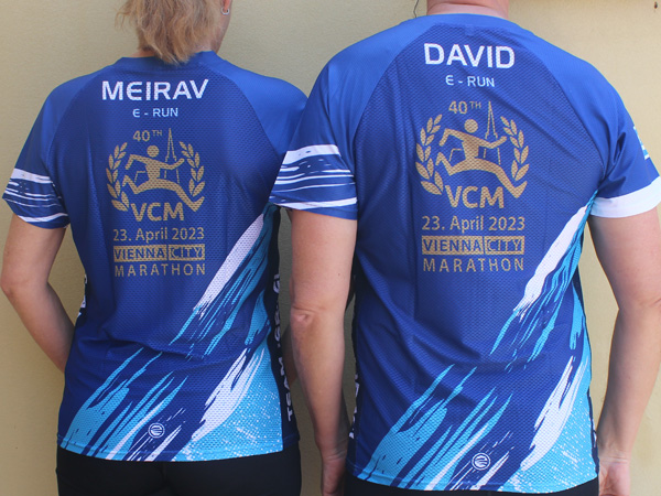 חולצות משלחת מרתון וינה | חובבי ריצה - משלחת ישראל למרתון וינה 23