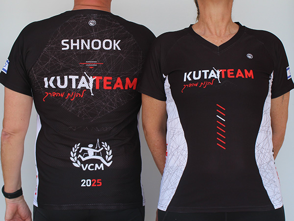 חולצת משלחת מרתון וינה | KUTA TEAM - ביגוד ריצה קבוצת KUTA TEAM
