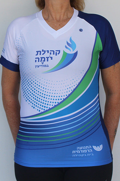 חולצת נשים קצרה | קהילת יזמה במודיעין - ביגוד ייצוגי לקהילת יזמה