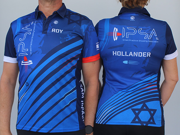 חולצות ירי מעשי | IPSA - ביגוד נבחרת ישראל בירי מעשי 2025