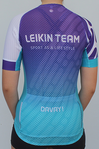 חולצת רכיבה גרסה לבנה | Leikin Team - ביגוד קסטום Leikin Team