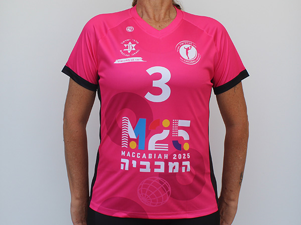 חולצת שחקנית | איגוד הכדורשת הישראלי - ביגוד כדורשת למשחקי המכביה