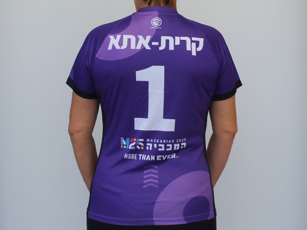 חולצת שחקנית | איגוד הכדורשת הישראלי - ביגוד כדורשת למשחקי המכביה