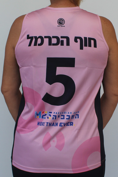 גופיית שחקנית | איגוד הכדורשת הישראלי - ביגוד כדורשת למשחקי המכביה
