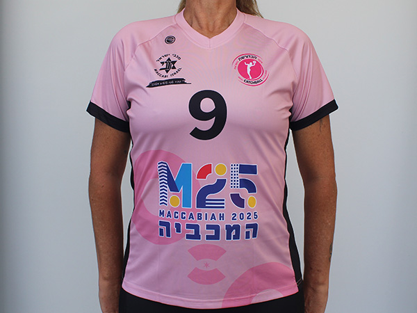 חולצת שחקנית | איגוד הכדורשת הישראלי - ביגוד כדורשת למשחקי המכביה