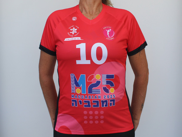 חולצת שחקנית | איגוד הכדורשת הישראלי - ביגוד כדורשת למשחקי המכביה