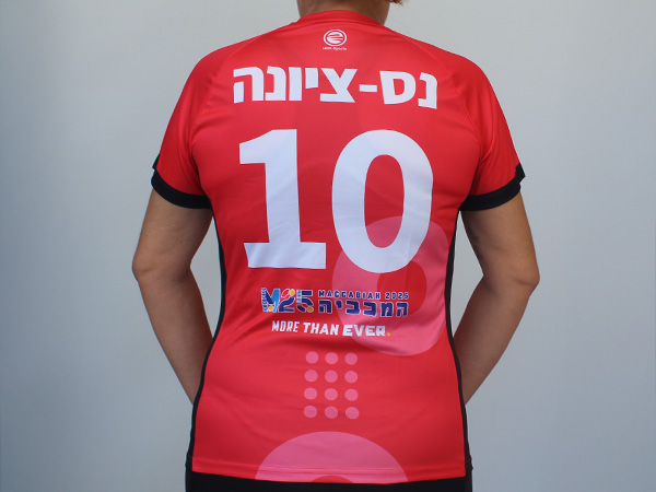 חולצת שחקנית | איגוד הכדורשת הישראלי - ביגוד כדורשת למשחקי המכביה