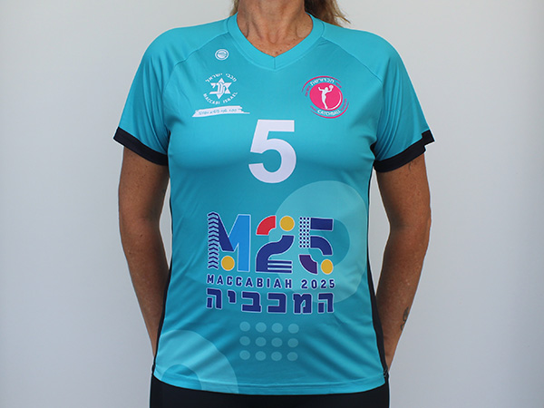 חולצת שחקנית | איגוד הכדורשת הישראלי - ביגוד כדורשת למשחקי המכביה