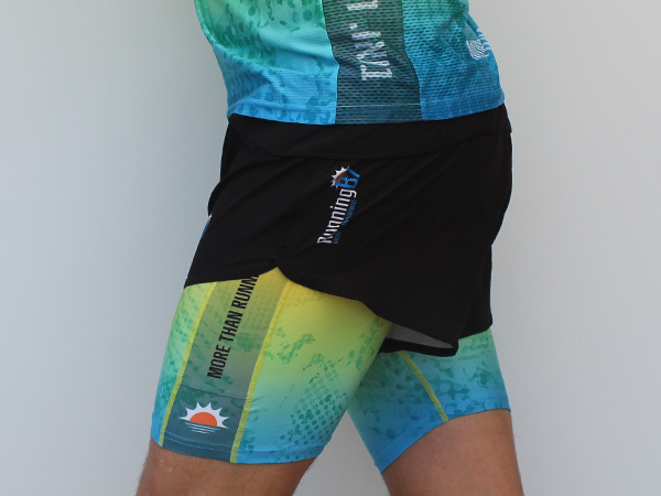מכנס ריצה עם טייץ מובנה | RUNNING B7 - ביגוד ריצה לקבוצת RUNNING B7
