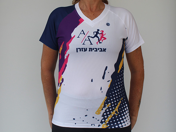 חולצת ריצה קסטום | אביבית עזרן - ביגוד המועדון של אביבית עזרן