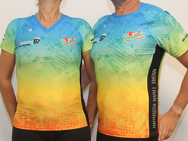 חולצת ריצה למרתון בודפשט | RUNNING B7 - ביגוד ריצה לקבוצת RUNNING B7