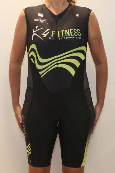 חליפת טריאתלון ללא שרוולים | 4Fitness - ביגוד קבוצת 4Fitness החל מעונת 2023