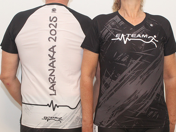 חולצת משלחת למרתון לרנקה 25 | E-Team - ביגוד E-Team מרתון לרנקה 2025