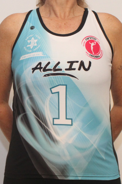גופיית שחקנית | All In - ביגוד קבוצת הכדורשת All In