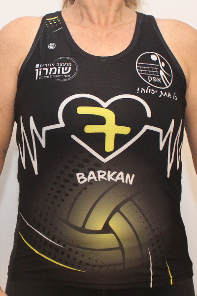 גופיית כדורשת ברקן | ברקן - ביגוד כדורשת קסטום לקבוצת ברקן