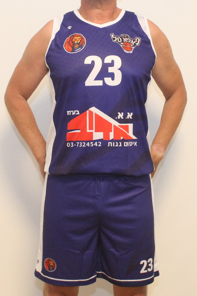 גופייה + מכנס כדורסל קסטום | המתמיד - סט ביגוד כדורסל לקבוצת המתמיד