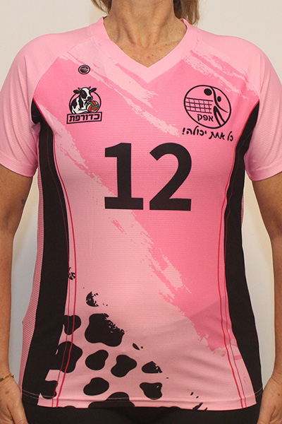 חולצת שחקנית כדורשת | כדורפת - ביגוד לקבוצת הכדורשת, כדורפת