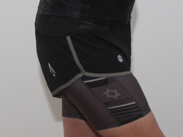 מכנס ריצה + טייץ | חוד החנית - ביגוד אישי לירדן עובדיה למרוץ הספרטניון