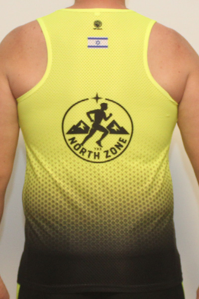 גופיית ריצה קאסטום מנדפת | North Zone - ביגוד קבוצת הריצה North Zone