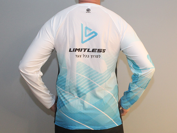חולצת ריצה שרוול ארוך | LIMITLESS - ביגוד קבוצת LIMITLESS