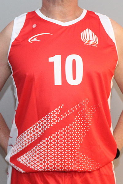 גופיית כדורסל קסטום כהה | משרד הביטחון - ביגוד לקבוצת הכדורסל, מחוז צפון