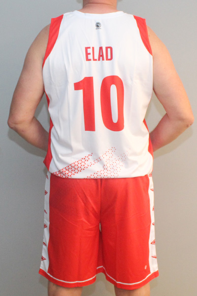 סט כדורסל קסטום | משרד הביטחון - ביגוד לקבוצת הכדורסל, מחוז צפון