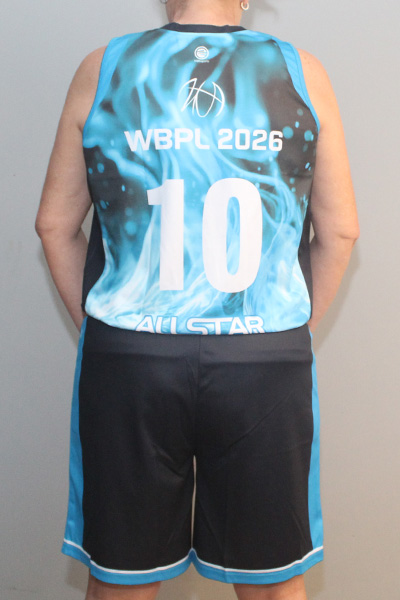 סט כדורסל קאסטום - גופיה ומכנס | מנהלת הליגה נשים - ביגוד משחק האולסטאר לנשים, 2026