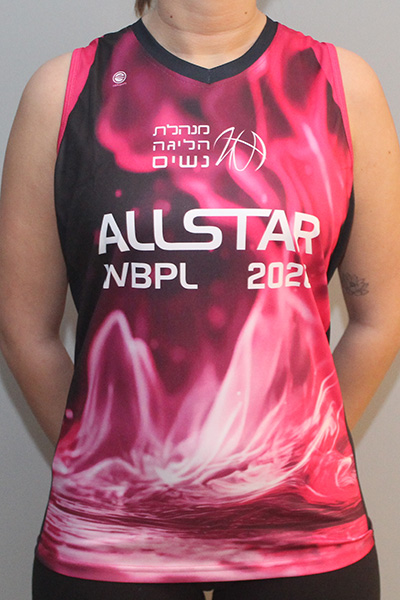 גופיות כדורסל למופע ראווה נערות | מנהלת הליגה נשים - ביגוד משחק האולסטאר לנשים, 2026