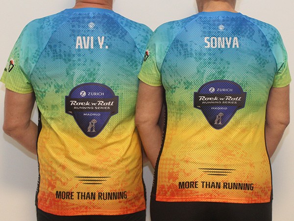 חולצות ריצה למרתון מדריד | RUNNING B7 - ביגוד ריצה לקבוצת RUNNING B7