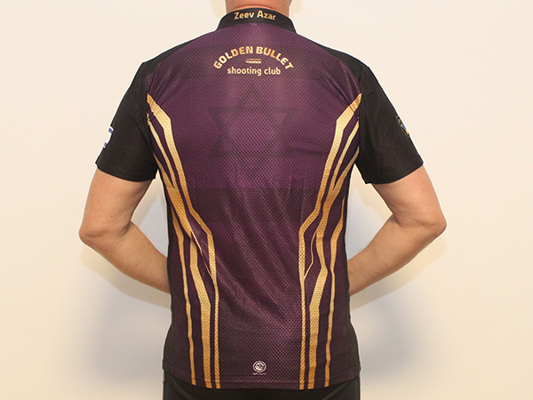 פולו עם שם על צאוורון | Golden Bullet - ביגוד למועדון הירי, Golden Bullet