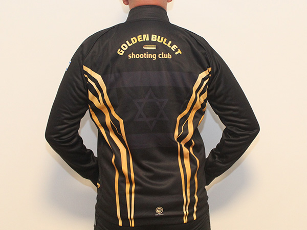 עליונית ממותגת עם שם אישי | Golden Bullet - ביגוד למועדון הירי, Golden Bullet