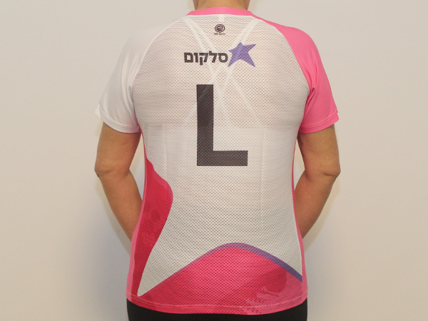 חולצת קסטום לLIBERO | סלקום - ביגוד לנבחרת הכדורשת של חברת סלקום